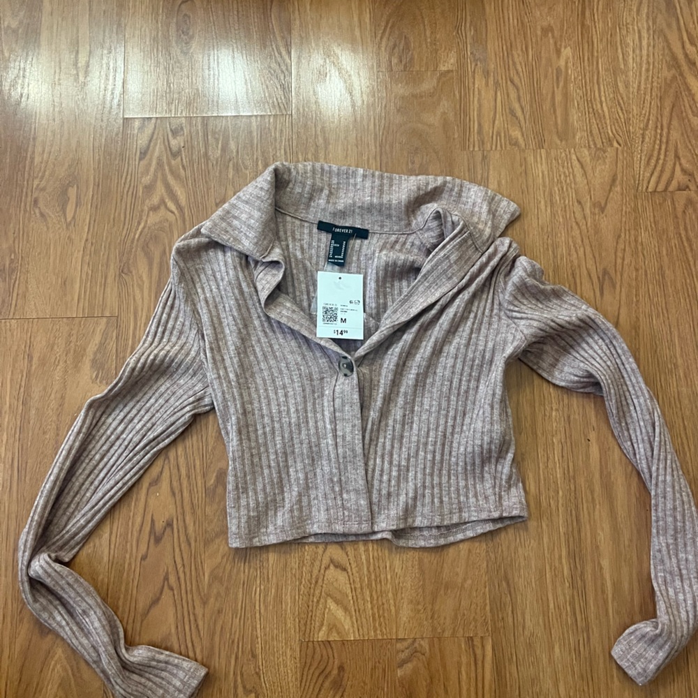 Forever 21 Brand New Collared Long Sleeve